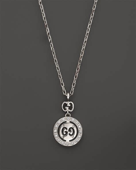 gucci necklace heart gold|Gucci icon necklace white gold.